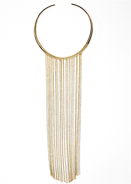 Custom Fringe Collar Necklace
