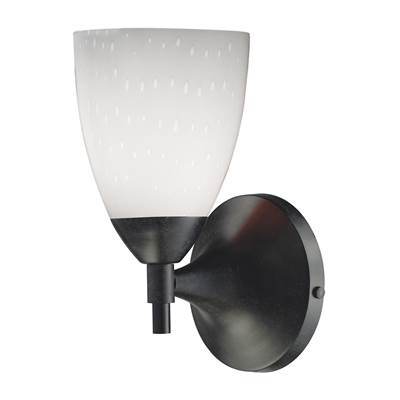 ELK Celina 1 Light Sconce In Dark Rust And Simple White - 10150/1DR-WH