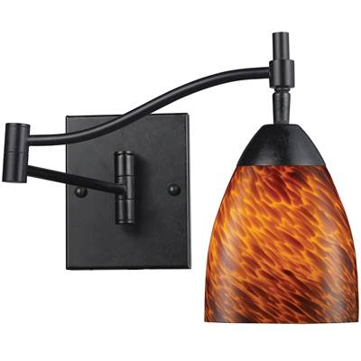 ELK Celina 1 Light Sconce In Dark Rust And Espresso - 10151/1DR-ES