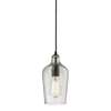 ELK Hammered Glass 1 Light Pendant In Oil Rubbed Bronze And Clear Glass - 10331/1CLR