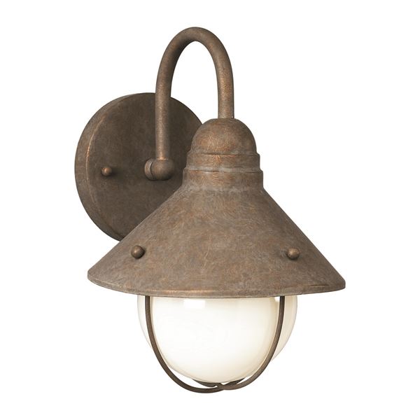 1-LT Brass Outdoor Lantern