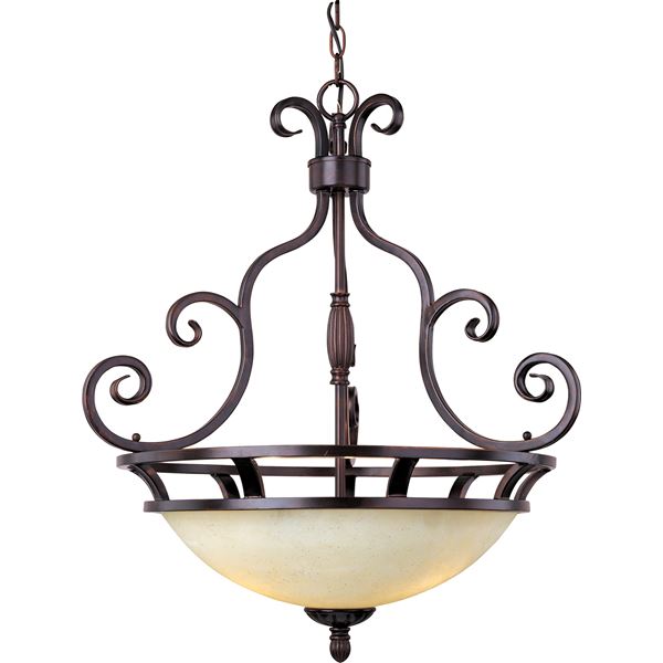 Manor 3-LT Inverted Bowl Pendant