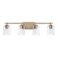 Capital Lighting Homeplace Greyson 4LT Vanity Light - Aged Brass - 128541AD-449