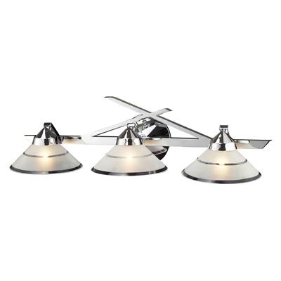 ELK Refraction 3 Light Vanity In Polished Chrome - 1472/3