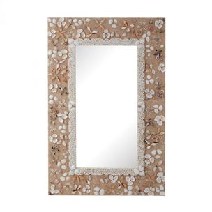 Rectangular Shell Mirror