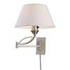 ELK Elysburg 1 Light Swingarm Sconce In Satin Nickel - 17016/1