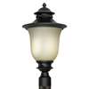 1-LT Fluorescent Cast Aluminum Outdoor Post