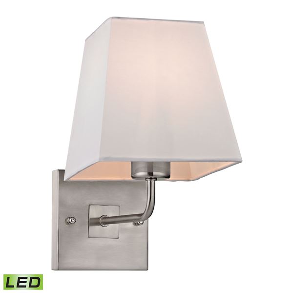 Elk Lighting Beverly 1-LT Wall Sconce - Brushed Nickel - 17152/1-LED