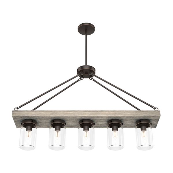 5 Light Linear Chandelier