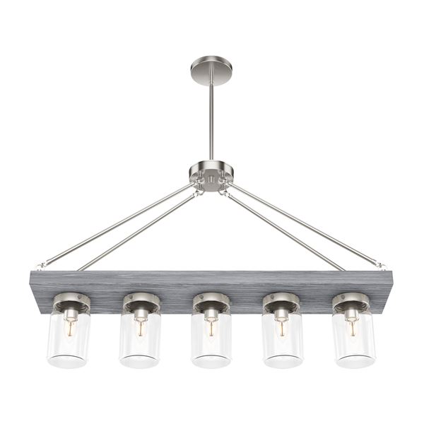 5 Light Linear Chandelier