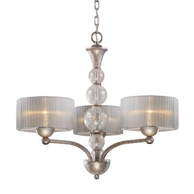 ELK Alexis 3 Light Chandelier In Antique Silver - 20008/3