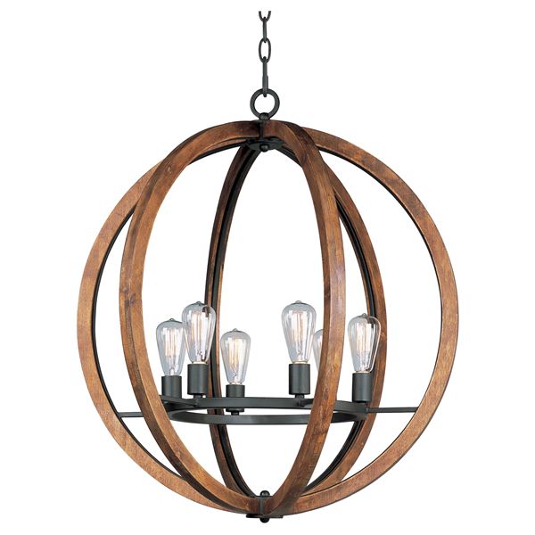 Bodega Bay 6-LT Single-Tier Chandelier