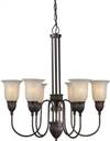 Forte Lighting 6LT Chandelier in Antique Bronze 2352-06-32