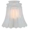 2 1/4" Clear/Frosted Glass Shade