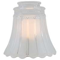 2 1/4" Clear/Frosted Glass Shade
