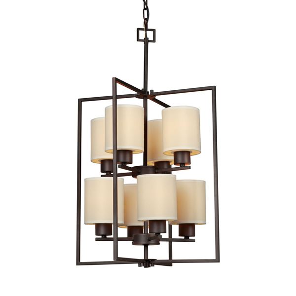 4+4-LT Foyer Pendant