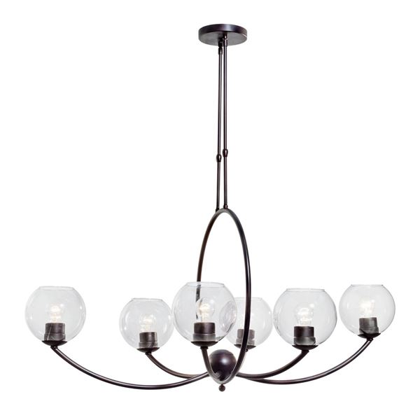 6-LT Oval Chandelier