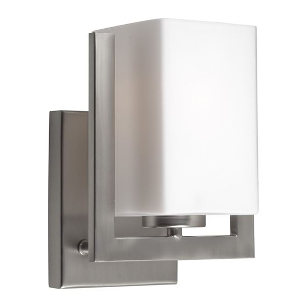 1-LT Square Glass Wall Sconce