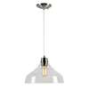 1-LT Cord-Hung Glass Mini Pendant