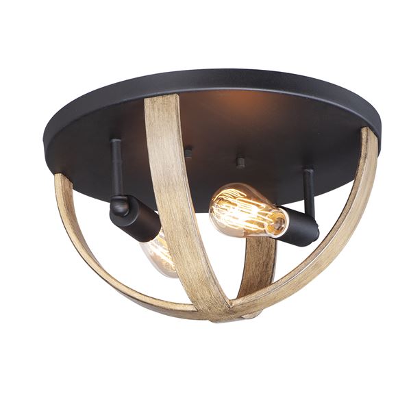 2-Light Outdoor Flush Mount