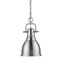 Golden Duncan Small Pendant with Chain - Pewter - 3602-S PW-PW