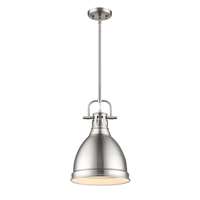 Golden Duncan Small Pendant with Rod - Pewter - 3604-S PW-PW