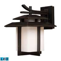 ELK Kanso 1 Light Outdoor LED Sconce In Hazelnut Bronze - 42171/1-LED