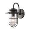 ELK Portside 1 Light Outdoor Wall Sconce In Matte Black - 42284/1