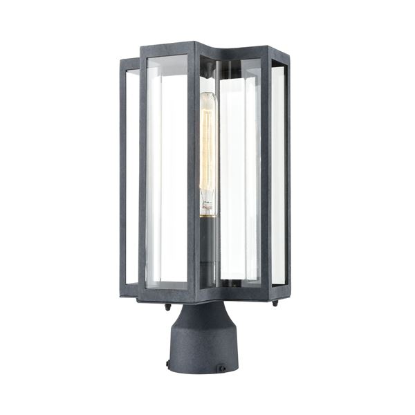 Elk Bianca 1-Light Post Mount - Aged Zinc - 45168/1