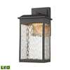 ELK Newcastle LED Outdoor Wall Sconce In Matte Black - 45200/LED