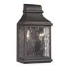 ELK Forged Jefferson 2 Light Outdoor Sconce In Charcoal - 47070/2