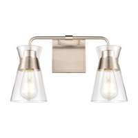 Elk Brookville 2-Light Bath Vanity Light - Satin Nickel - 47601/2