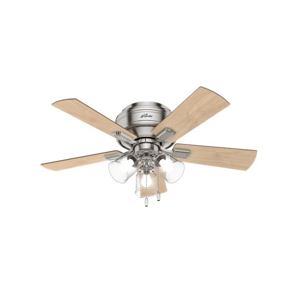 42" Low Profile Ceiling Fan w/LED Light