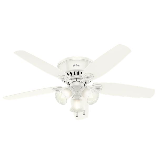 52" Low Profile Ceiling Fan w/LED Light