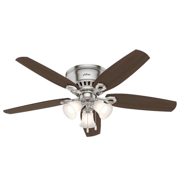 52" Low Profile Ceiling Fan w/LED Light