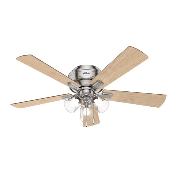 52" Low Profile Ceiling Fan w/LED Light