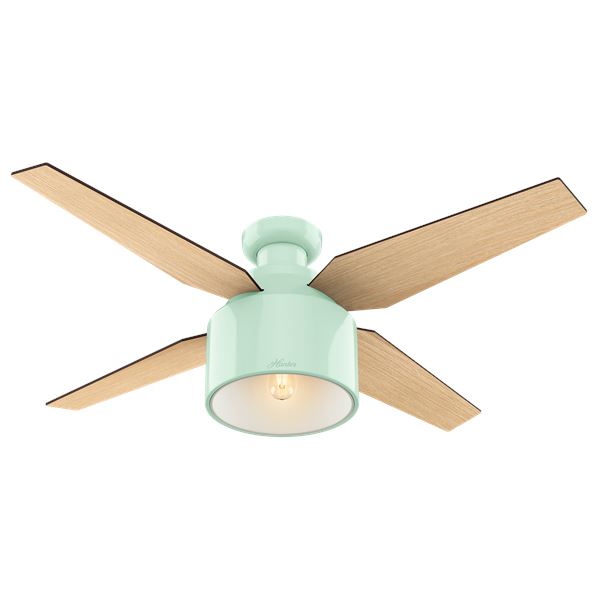 52" Low Profile Ceiling Fan w/LED Light