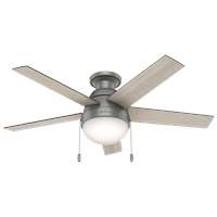 46" Low Profile Ceiling Fan w/LED Light