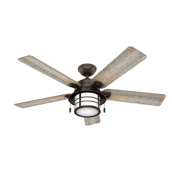 54" Outdoor Ceiling Fan w/LED Light