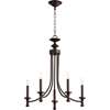 Rossington 5-LT Candle Chandelier