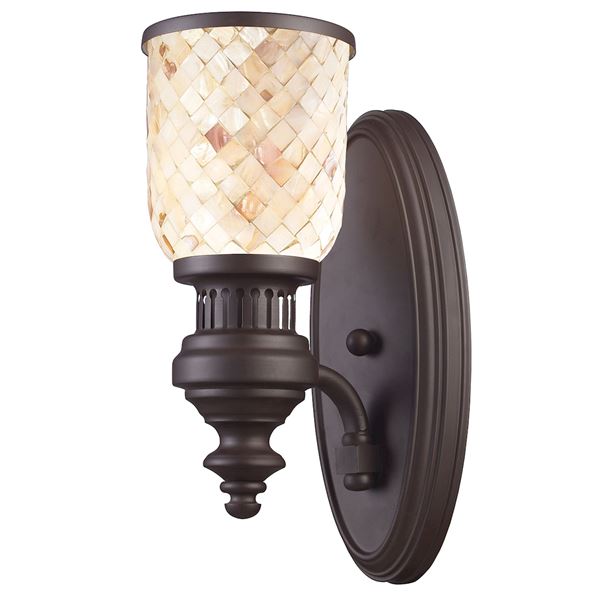 Elk Lighting Chadwick 1-LT Wall Sconce - Oiled Bronze - 66430-1