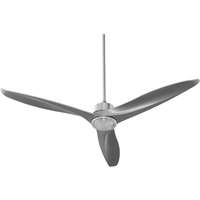 Quorum Kress 60" 3-Blade Ceiling Fan - Satin Nickel - 74603-65