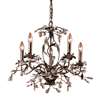 ELK Circeo 5 Light Chandelier In Deep Rust - 8053/5