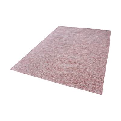 Alena Handmade Cotton Rug In Marsala & White - 3ft x 5ft