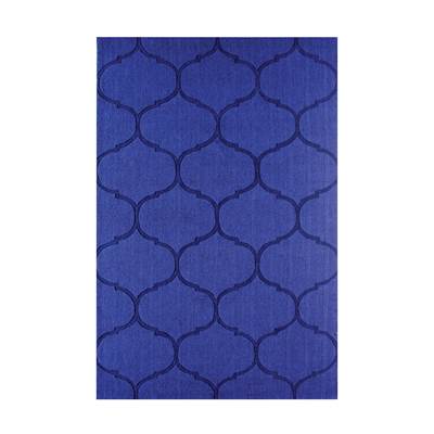 Dimond Nash Dash Handwoven Wool Rug 16x16 - Blue - 8905-344