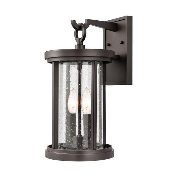 Elk Brison 2-Light Outdoor Wall Mount - Oil Rubbed Bronze - 89381/2