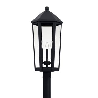 3-Light Outdoor Post-Lantern