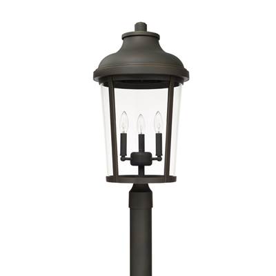 3-Light Outdoor Post-Lantern