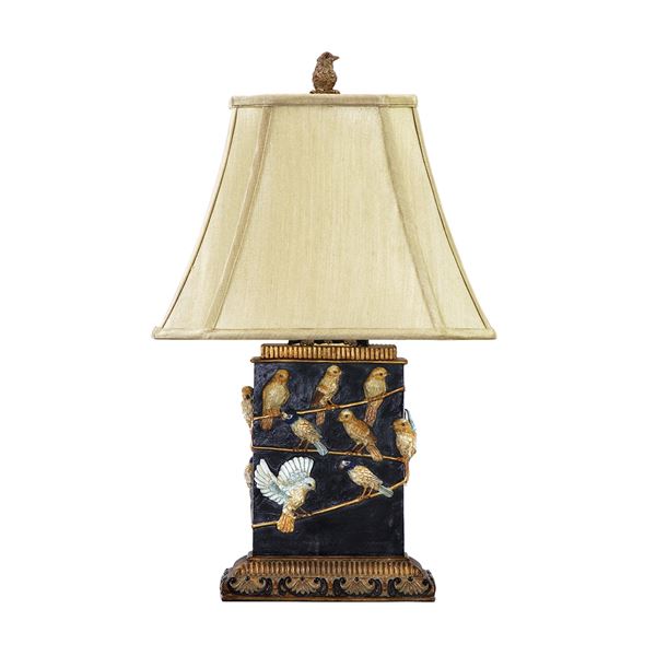 Elk Birds on a Branch Birds On Branch Table Lamp - West Riding Black - 93-530