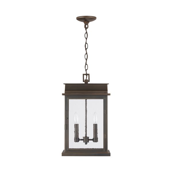 2-Light Outdoor Hanging-Lantern